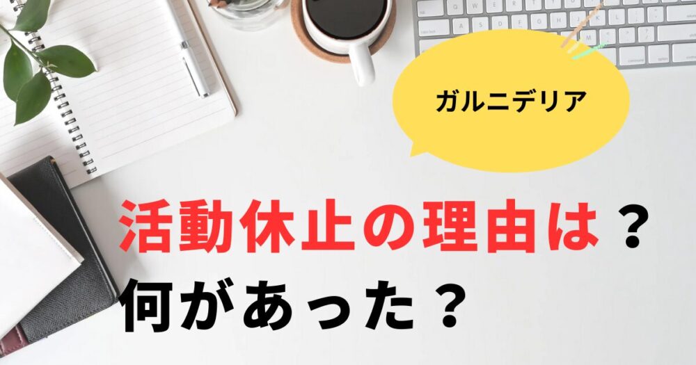 ガルニデリア何があった？活動休止の理由は？