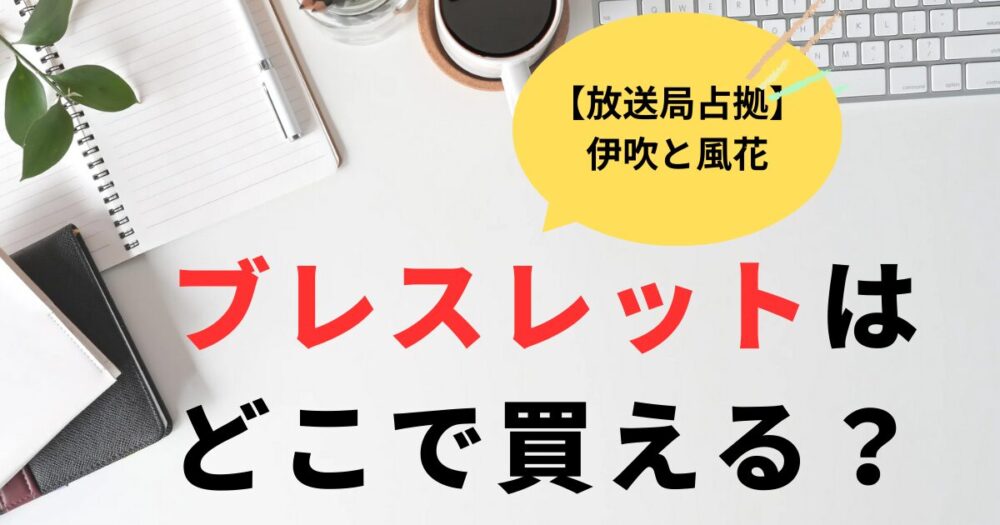 放送局占拠伊吹のブレスレットはどこで売ってる？テラグラティア